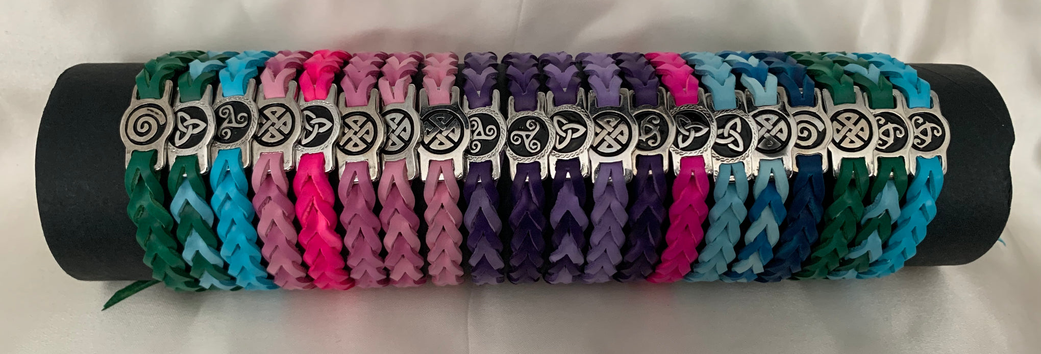 Leather Bracelets (Celtic Charms)