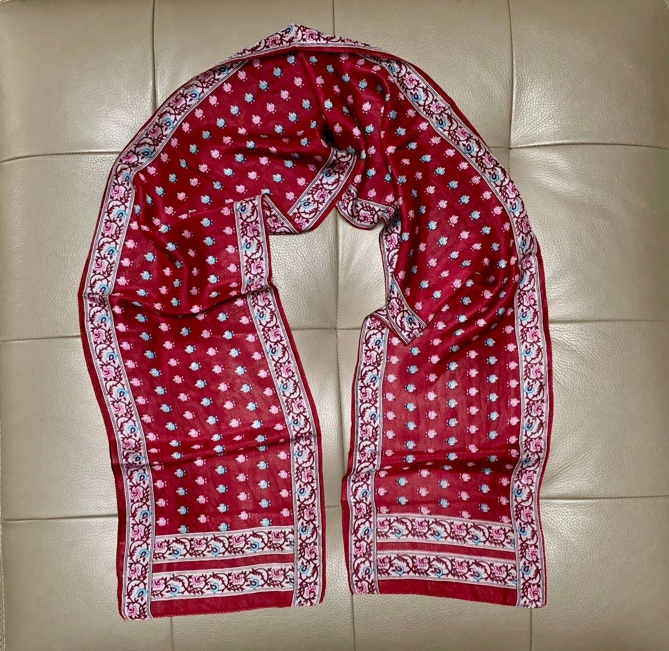 Silk Scarves (Printed Long Square)