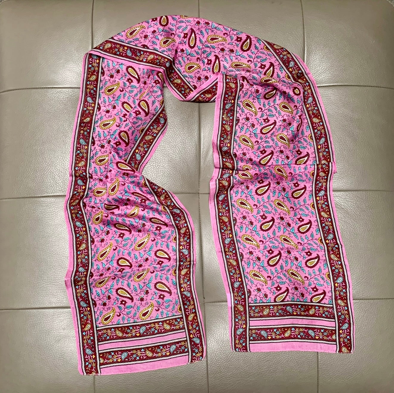 Silk Scarves (Printed Long Square)