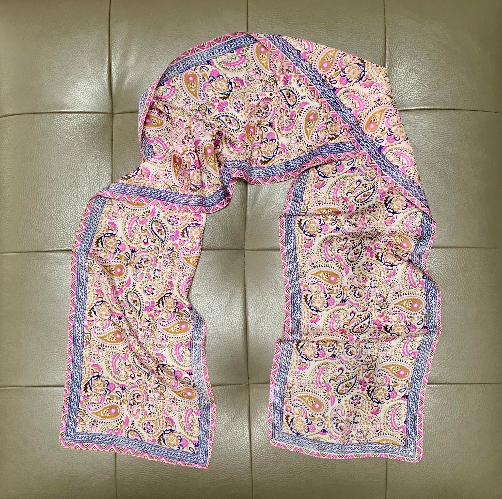 Silk Scarves (Printed Long Square)
