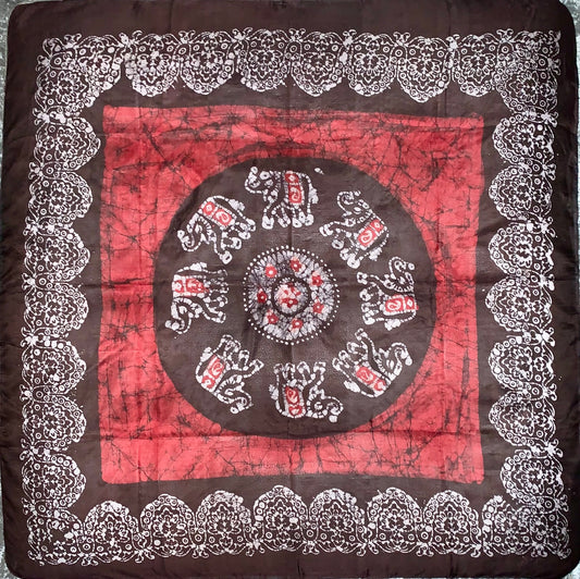 Batik Print Silk Shawls (Large)