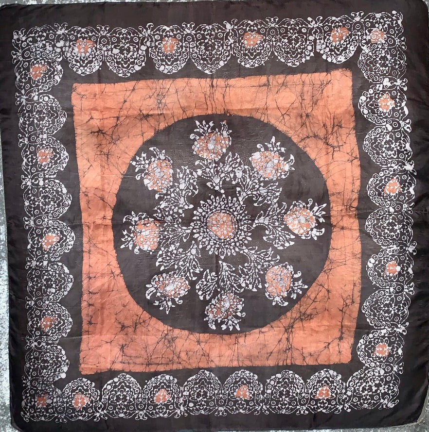 Batik Print Silk Shawls (Large)