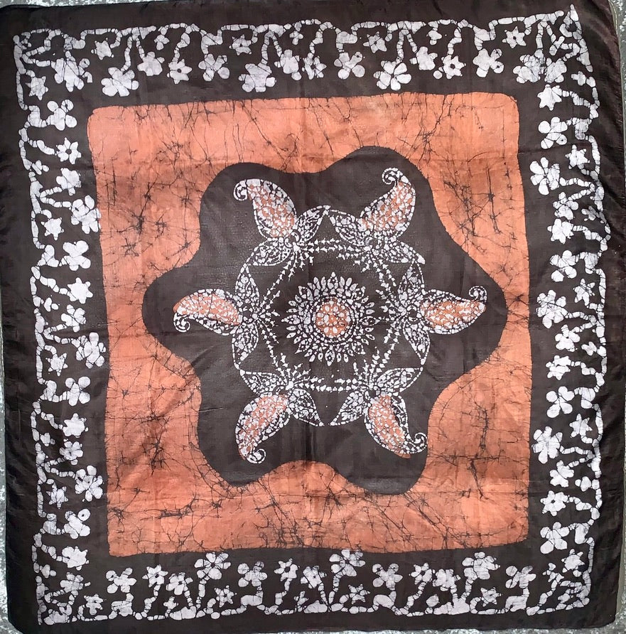 Batik Print Silk Shawls (Large)