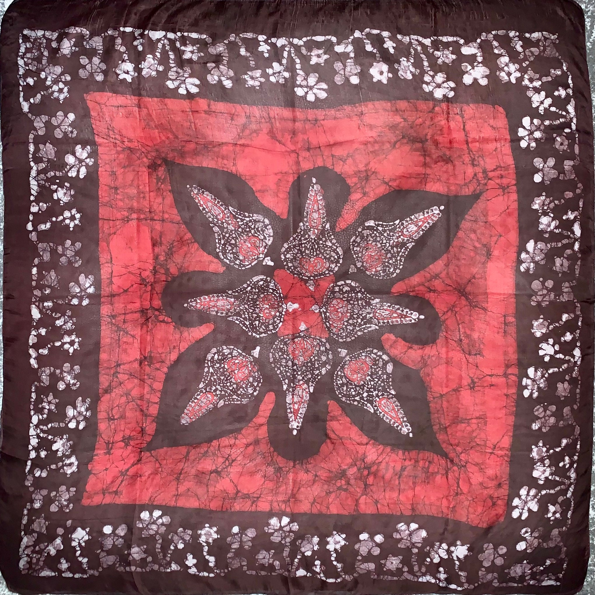 Batik Print Silk Shawls (Large)