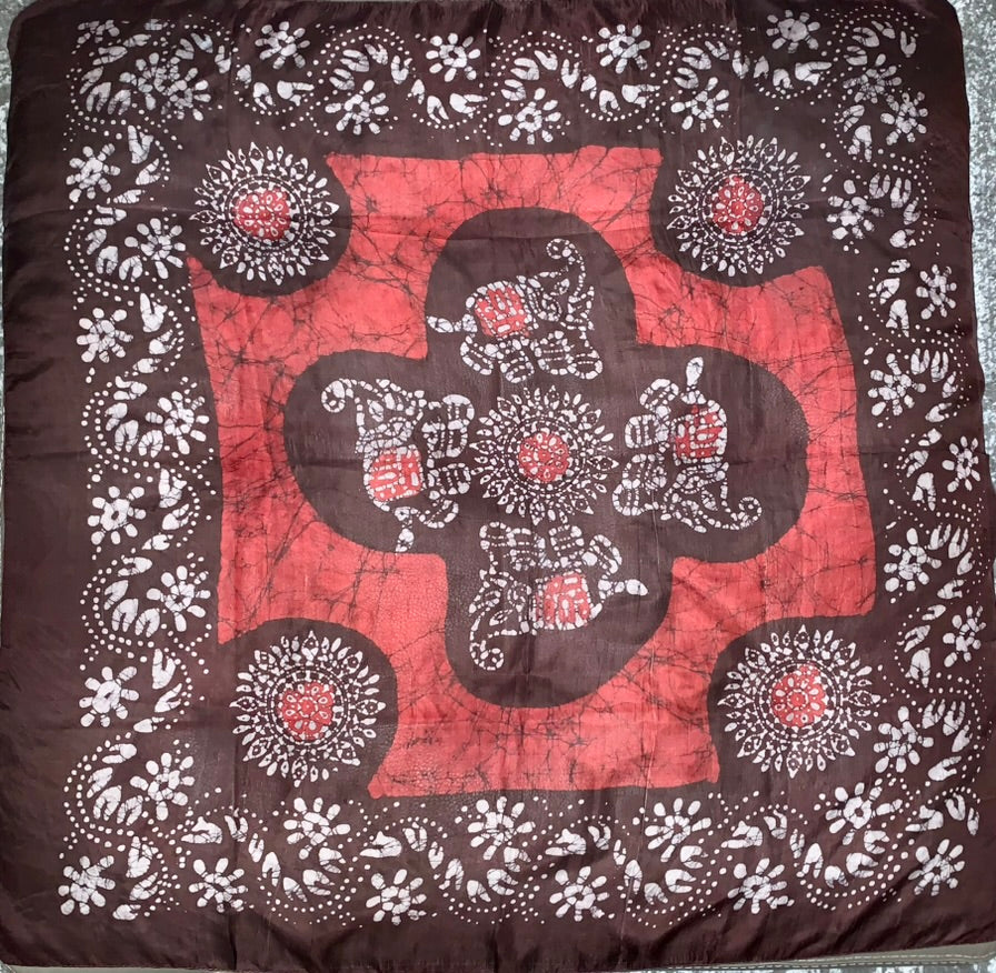 Batik Print Silk Shawls (Large)