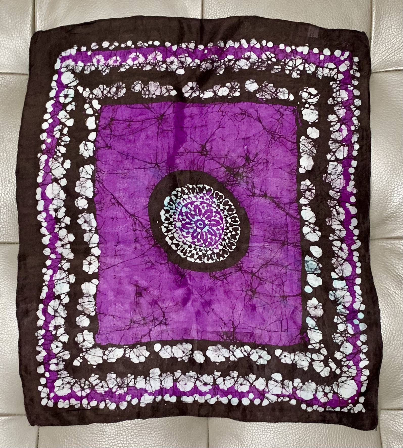 Batik Print Silk Shawls (Small)