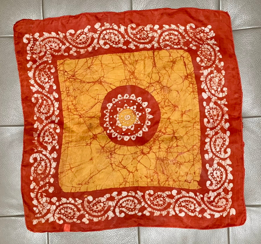 Batik Print Silk Shawls (Small)