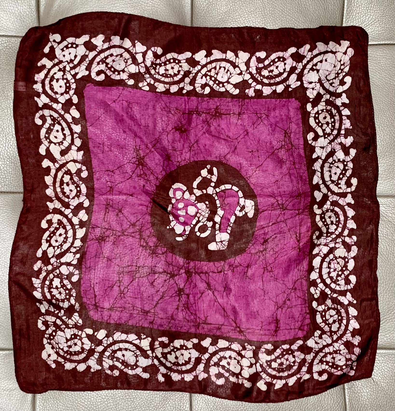 Batik Print Silk Shawls (Small)