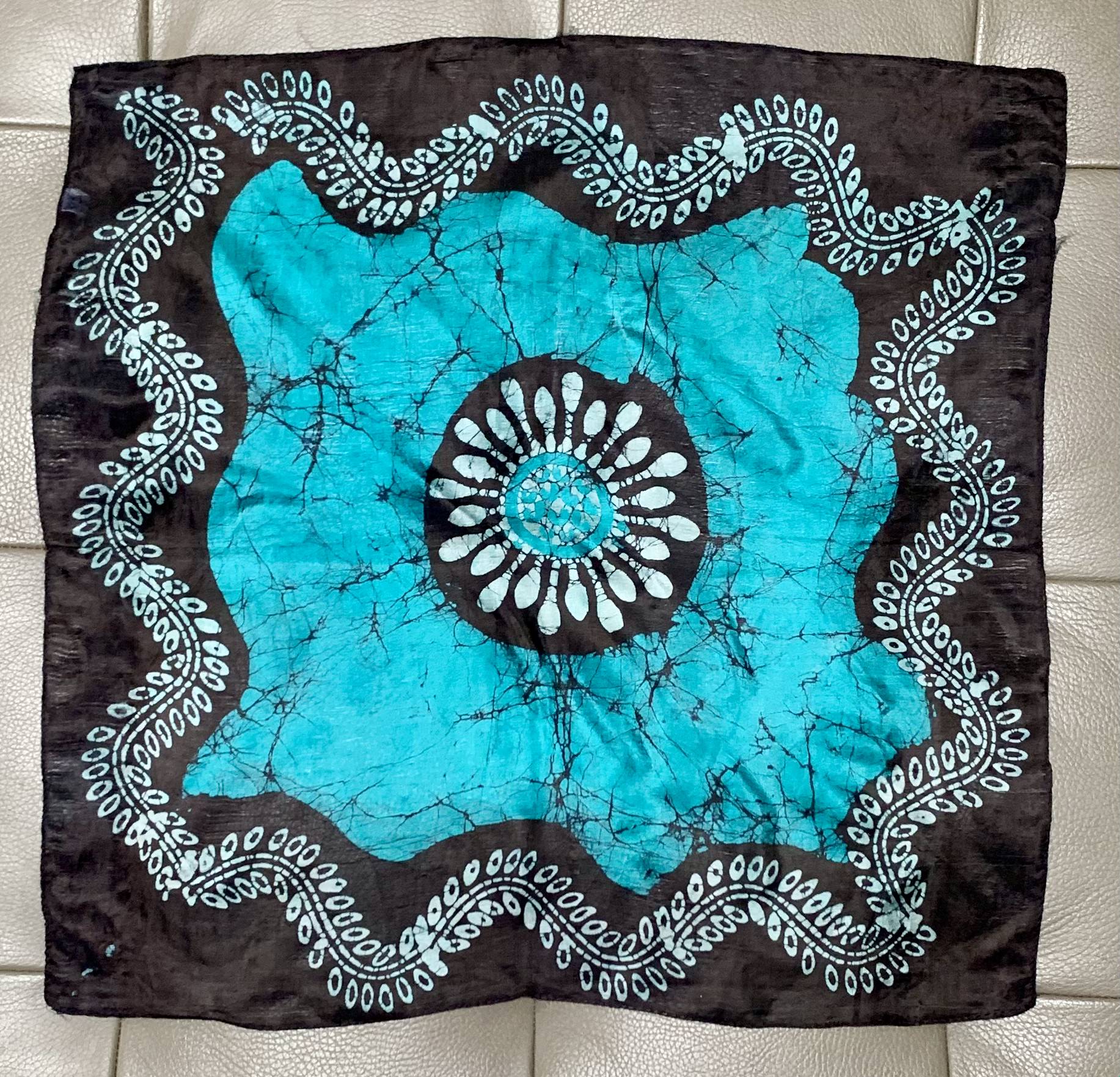 Batik Print Silk Shawls (Small)