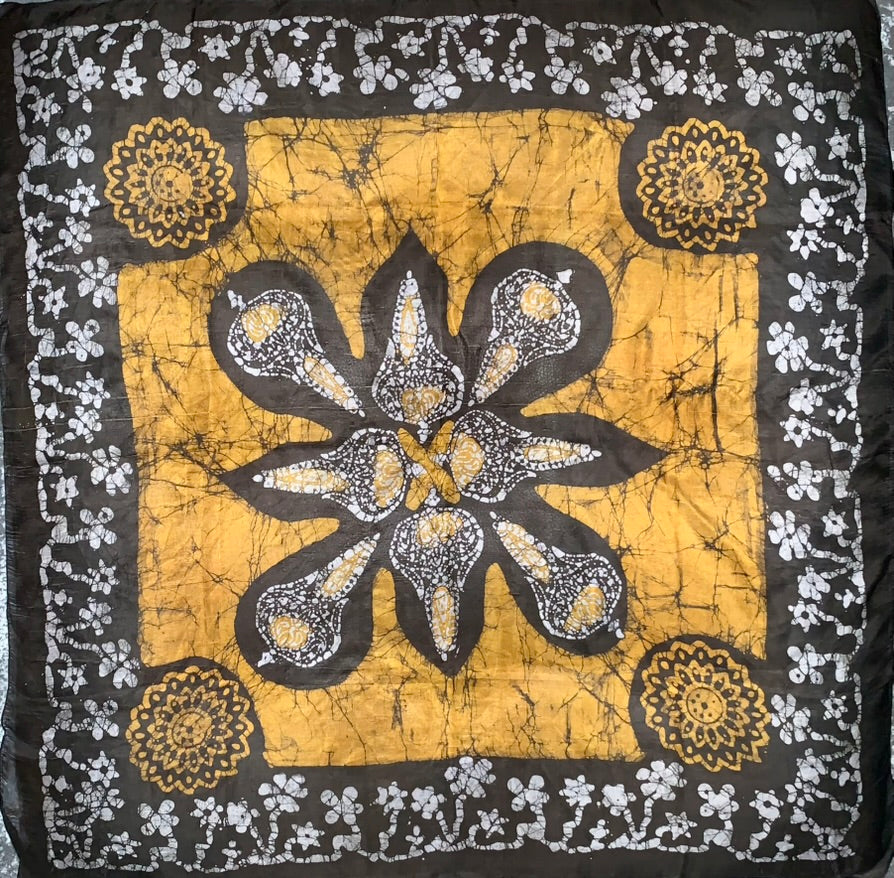Batik Print Silk Shawls (Large)