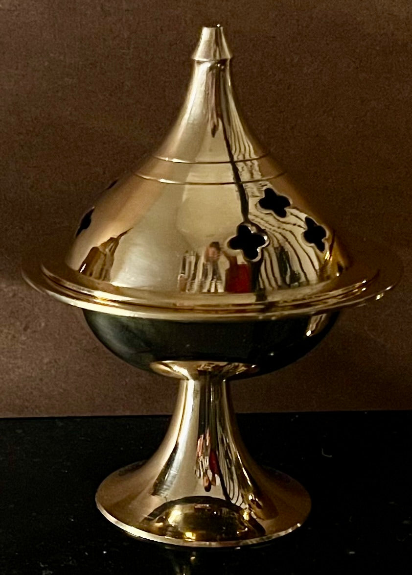 Brass Cone & Incense Holders (Without Chain)