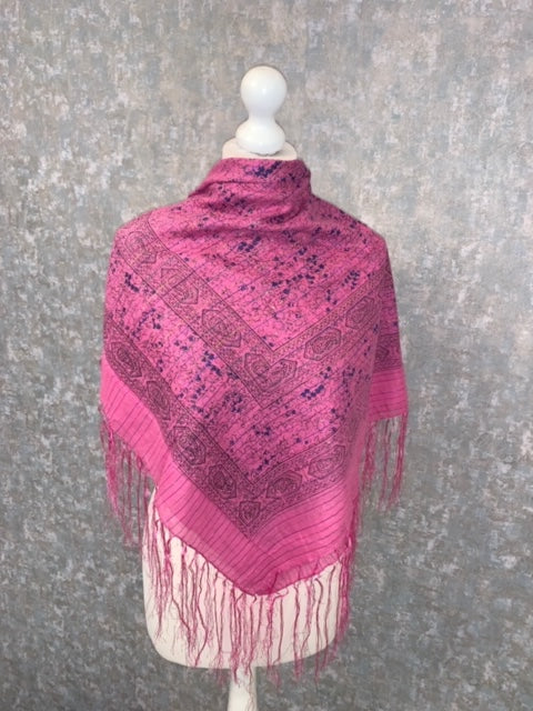 Dollar Lurex Fringed Shawls