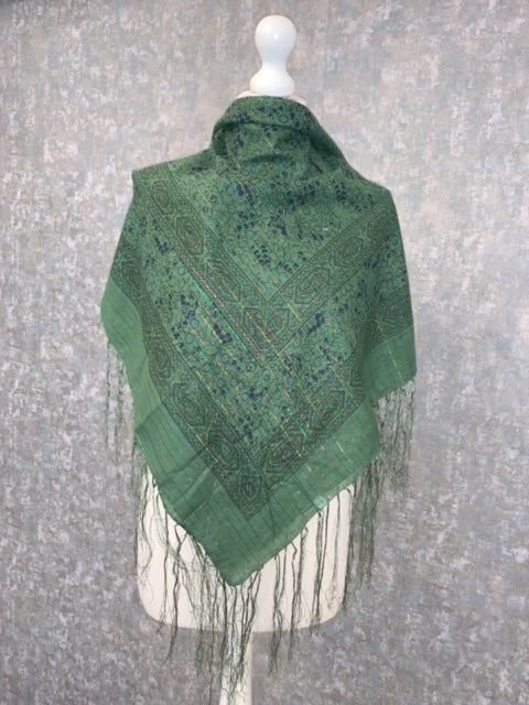 Dollar Lurex Fringed Shawls