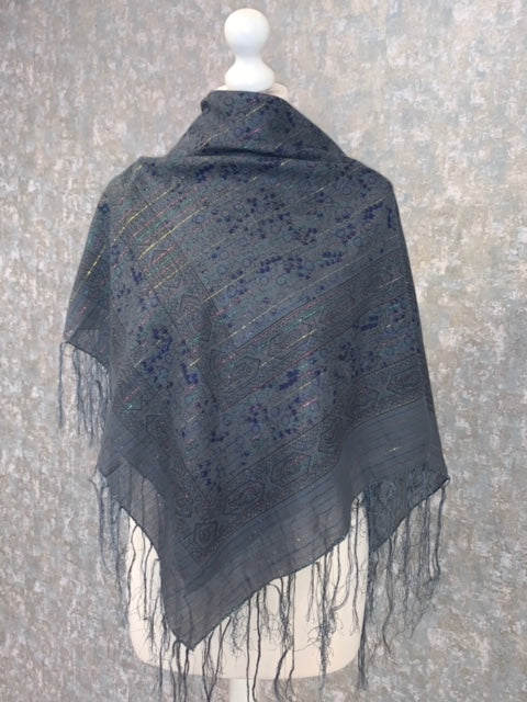 Dollar Lurex Fringed Shawls