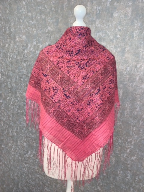 Dollar Lurex Fringed Shawls