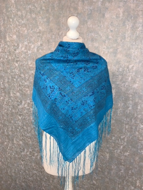 Dollar Lurex Fringed Shawls