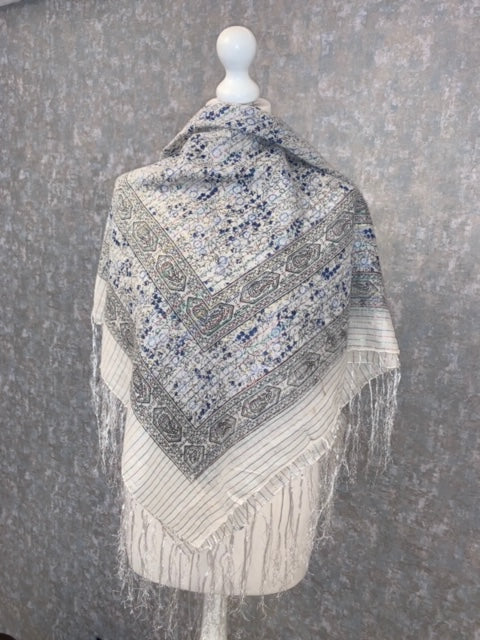 Dollar Lurex Fringed Shawls