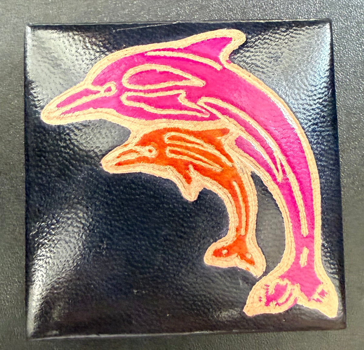 Leather Coin Purses - Square
