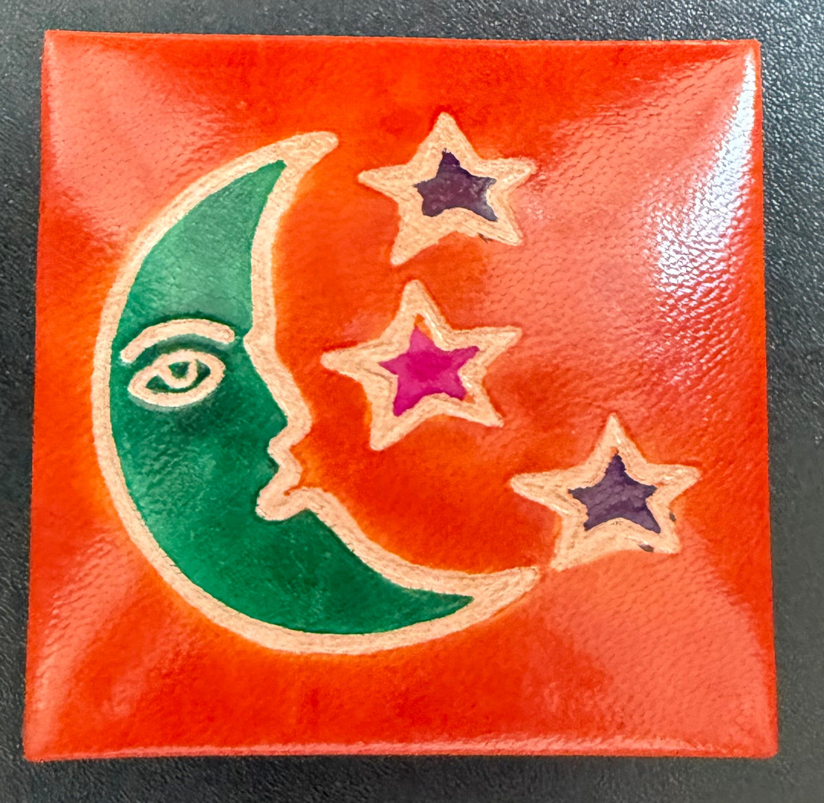 Leather Coin Purses - Square