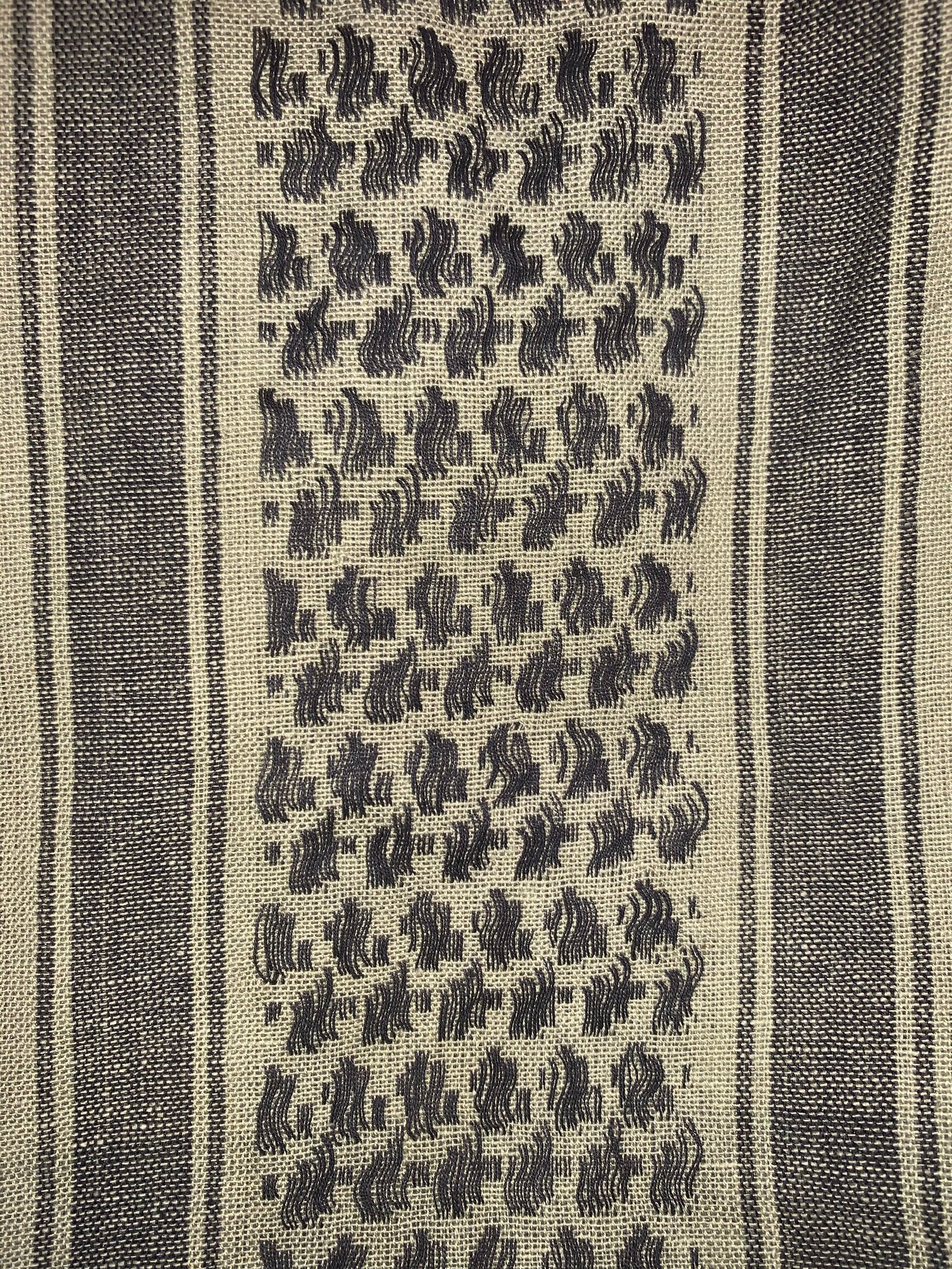 Shemagh Scarves (Woven on Black)