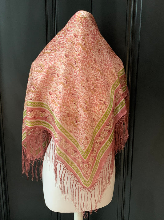 Silk Fringe Shawls (Large)