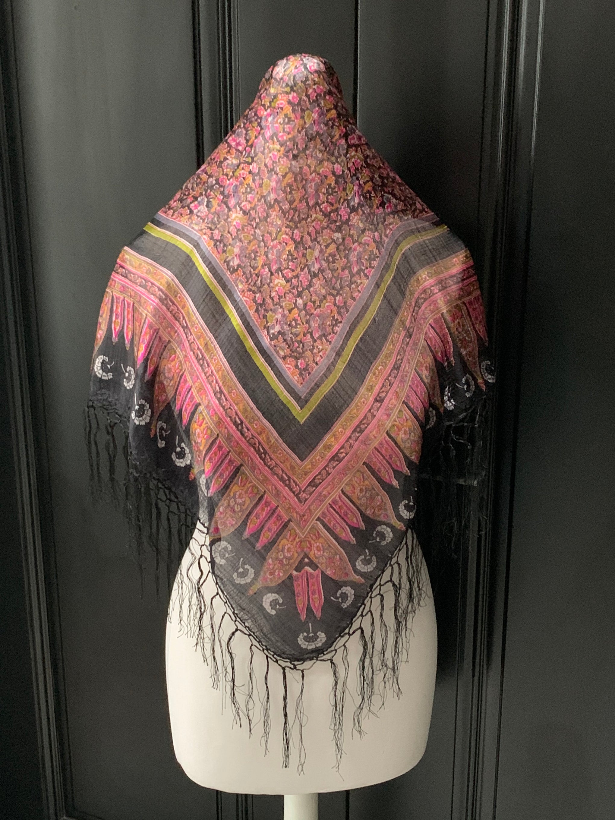 Silk Fringe Shawls (Small)