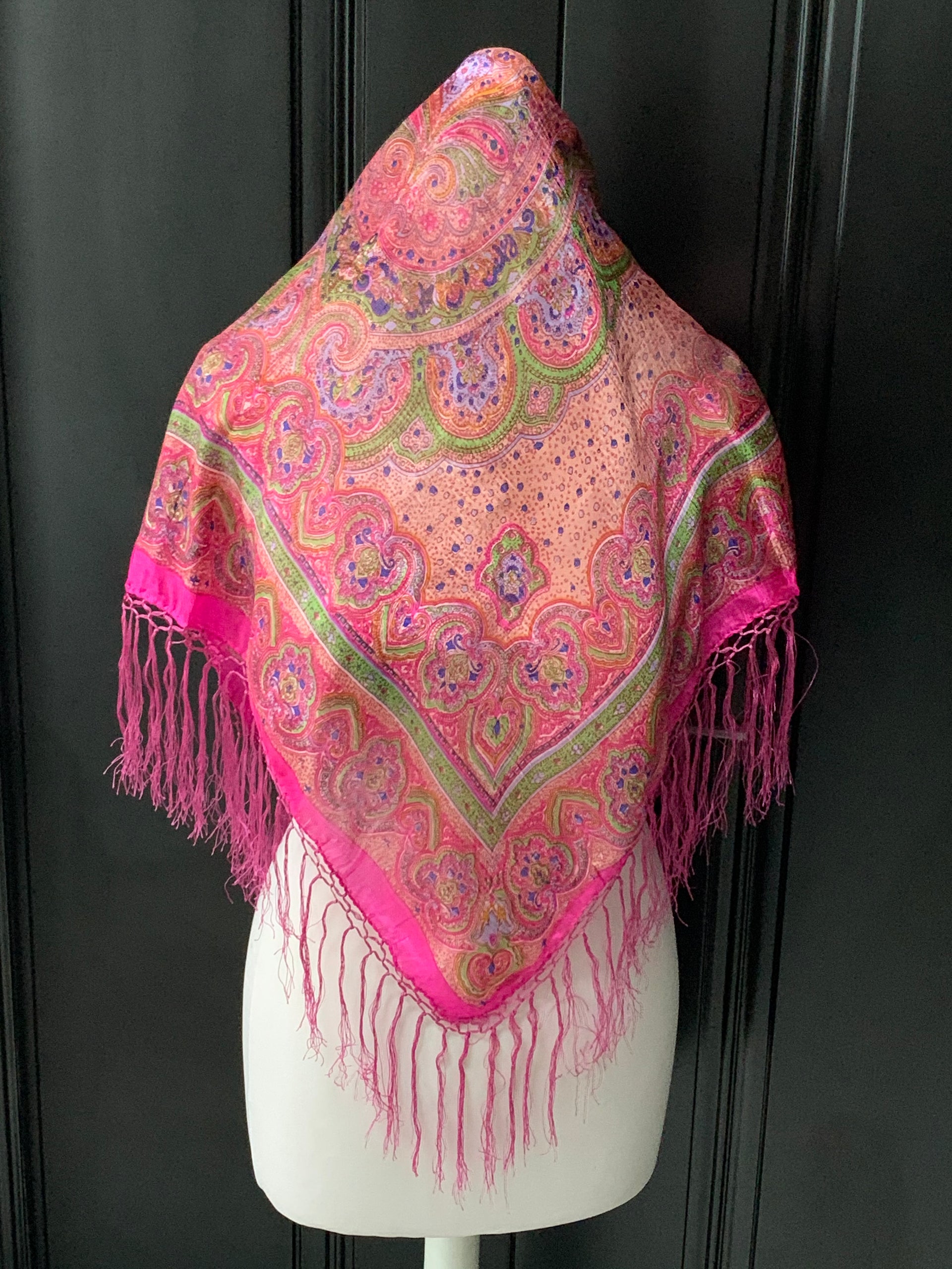 Silk Fringe Shawls (Small)