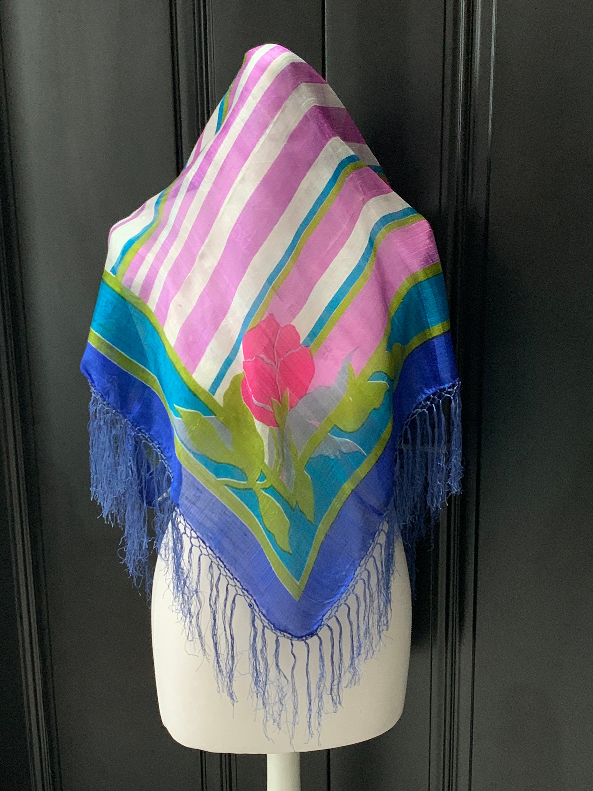 Silk Fringe Shawls (Large)